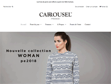 Tablet Screenshot of carrousel-clothing.com
